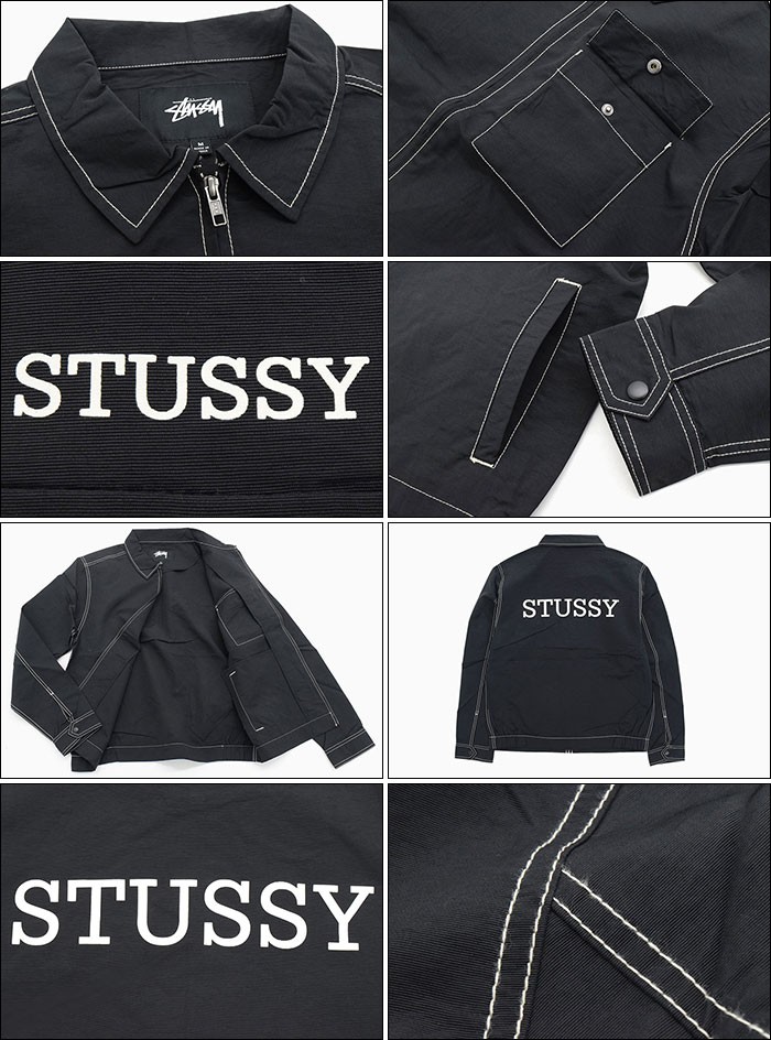 ステューシー ジャケット STUSSY メンズ Nylon Zip(stussy JKT JACKET 