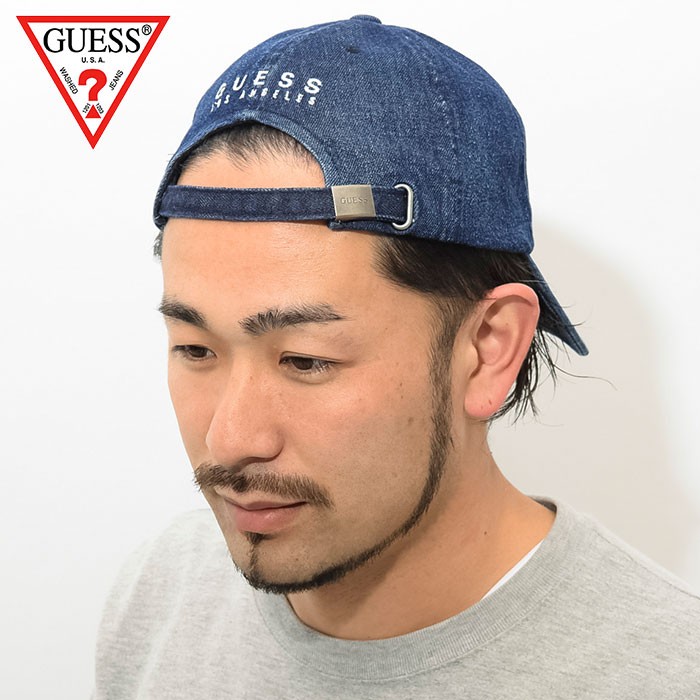 GUESS ゲス 帽子 ジーンズ生地 - キャップ