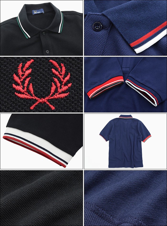 フレッドペリー ポロシャツ 半袖 FRED PERRY メンズ クレイジー カラー