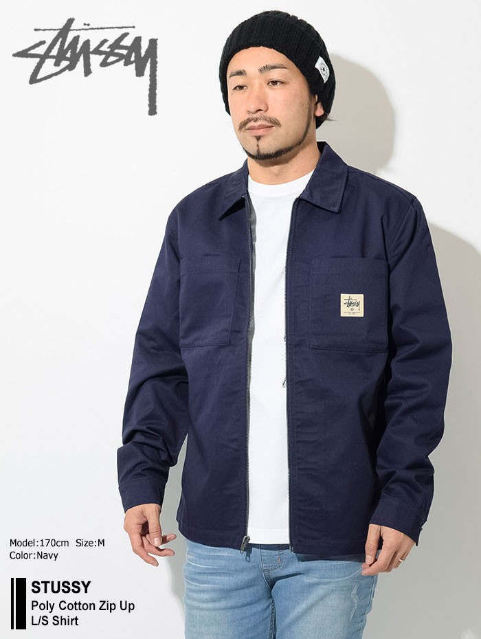 STUSSY ステューシー シャツ 長袖 メンズ Shadow Plaid Zip