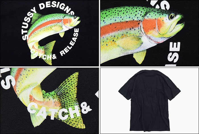 STUSSY（ステューシー） Tシャツ 半袖 メンズ Catch & Release(stussy