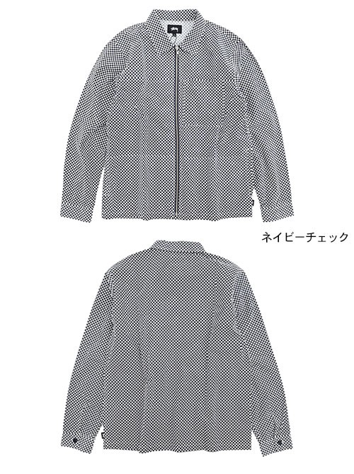STUSSY（ステューシー） ジャケット メンズ Mini Check Full Zip Shirt