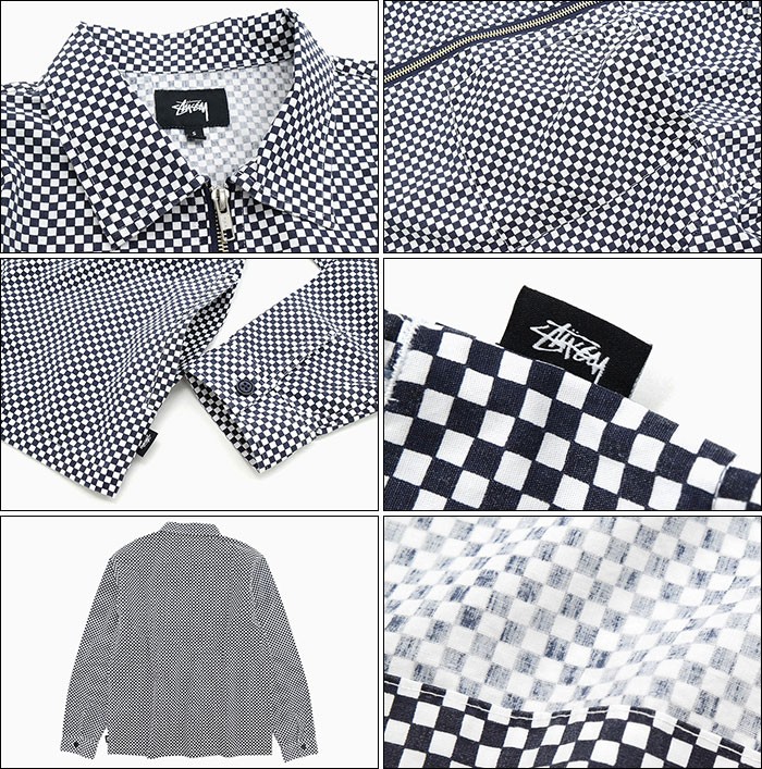 STUSSY（ステューシー） ジャケット メンズ Mini Check Full Zip Shirt