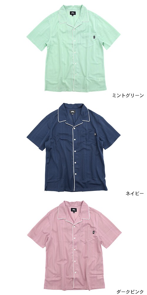 ステューシー Hand Drawn SS Shirt XLサイズ 半袖シャツ stussy(ステューシー) 21SSHand Drawn Houndstooth総柄半袖