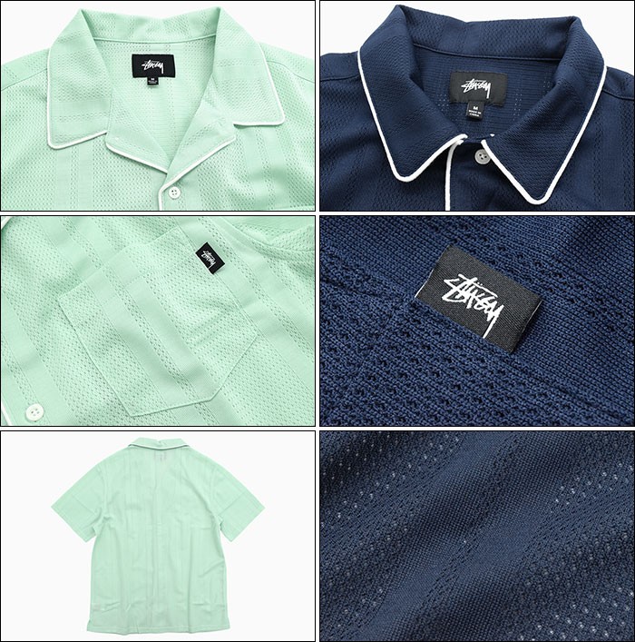 STUSSY（ステューシー） シャツ 半袖 メンズ Mesh(stussy shirt