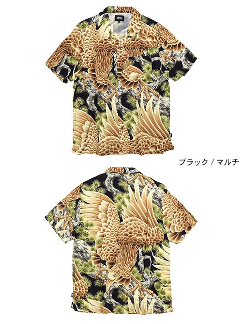 ステューシー シャツ 半袖 STUSSY メンズ Big Falcon(stussy shirt