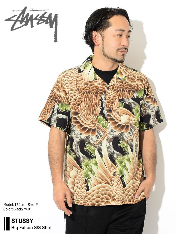 STUSSY ステューシー シャツ 半袖 メンズ Watercolor Flower