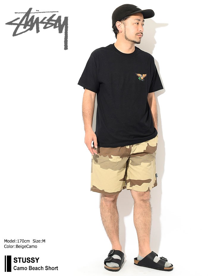 STUSSY ステューシー ハーフパンツ メンズ Camo Beach(stussy
