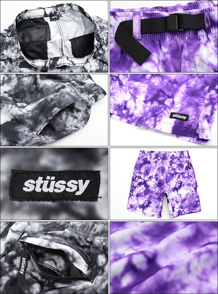 STUSSY ステューシー ハーフパンツ メンズ Bleach Nylon