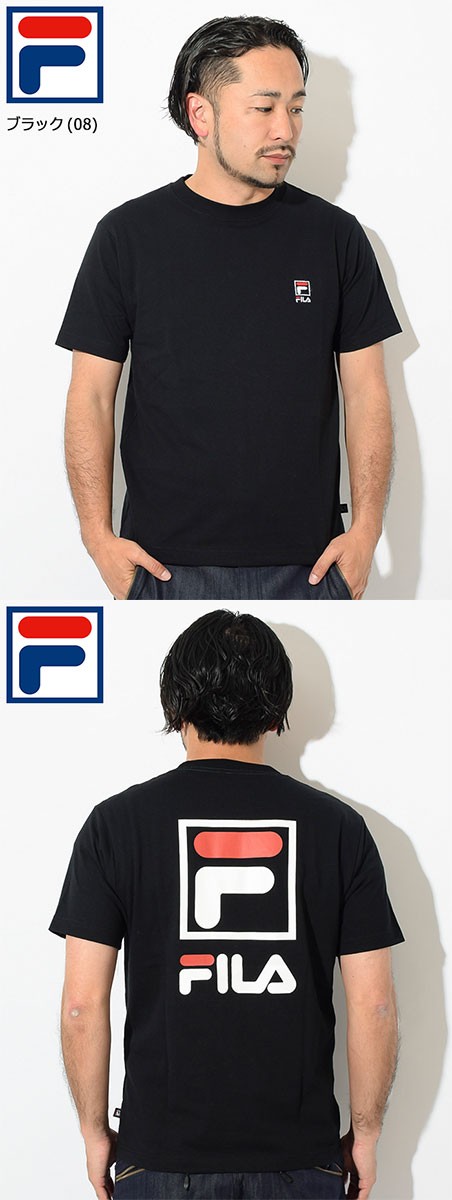 FILA（フィラ） Tシャツ 半袖 メンズ バック プリント ロゴ(FILA Back