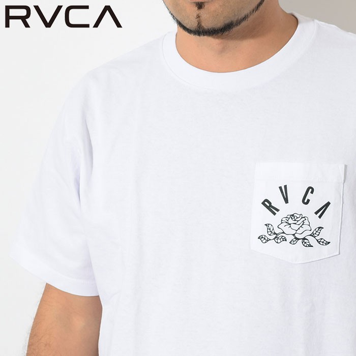 ルーカ Tシャツ 半袖 RVCA メンズ ローズ ステイト(RVCA Rose State S