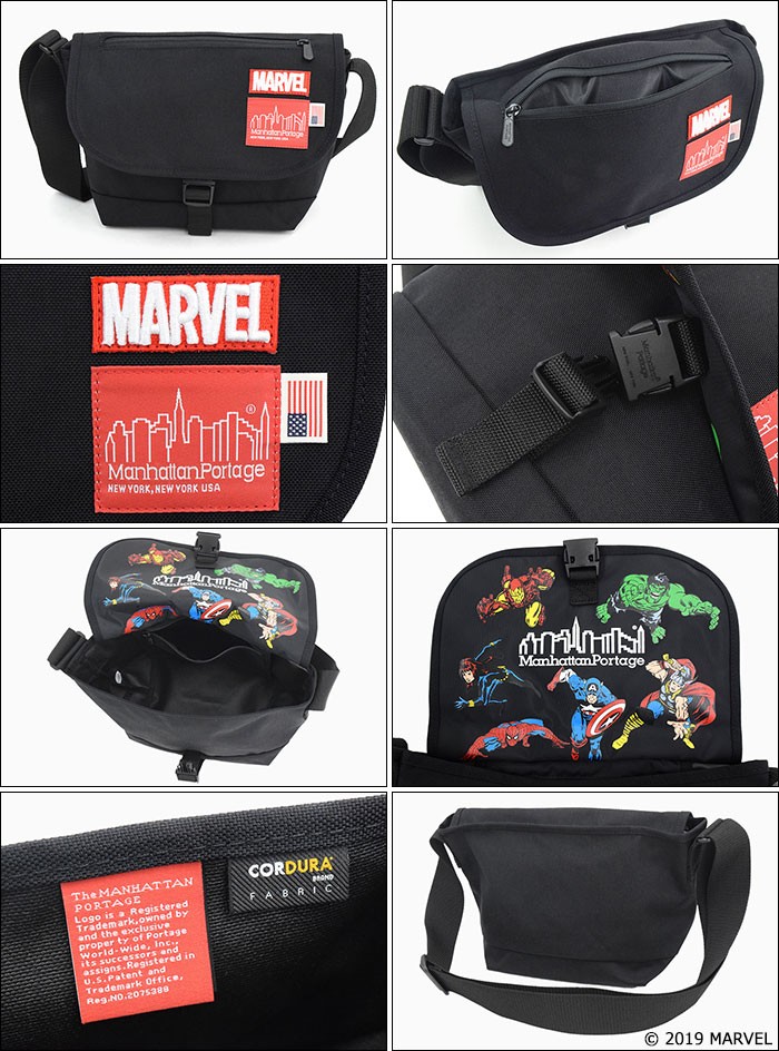 マンハッタンポーテージ メッセンジャーバッグ Manhattan Portage マーベル カジュアル スモール 限定(MARVEL  Messenger Bag MP1605JRMARVEL)