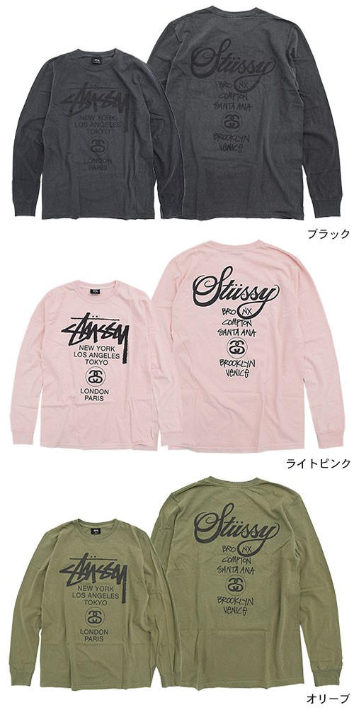 ステューシーウィメン ステューシー Tシャツ 長袖 STUSSY