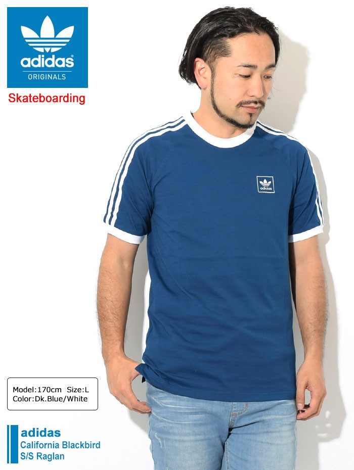 アディダス ラグラン 半袖 adidas メンズ カリフォルニア ブラック