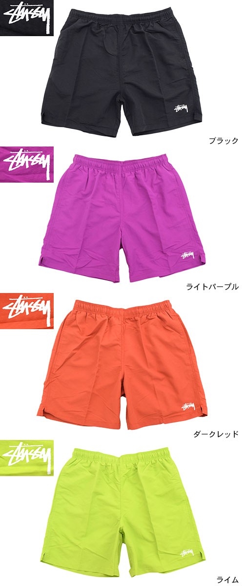 ステューシー ハーフパンツ STUSSY メンズ 19SU Stock Water ( short