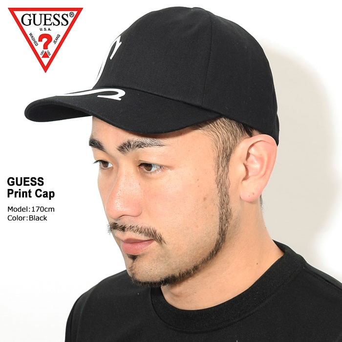 ゲス キャップ GUESS プリント(GUESS Print Cap ローキャップ