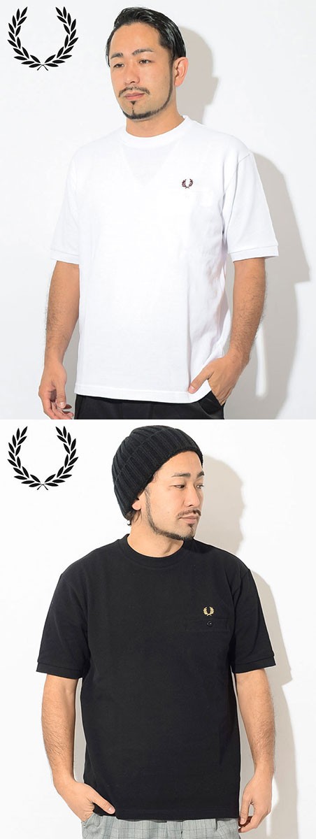 【FRED PERRY】 新品未使用！フレッドペリー　半袖Tシャツ Mサイズ FRED PERRY フレッドペリー Tシャツ 半袖 メンズ ピケ ポケット