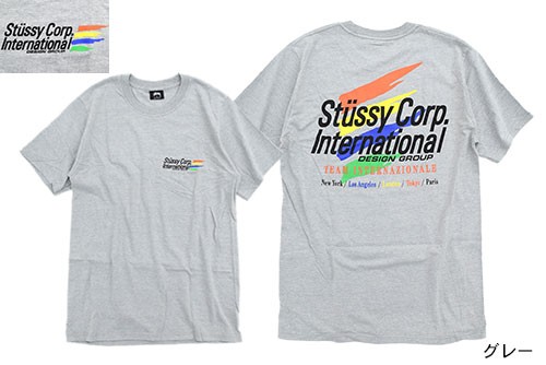 【STUSSY】ステューシー INTERNATIONAL TEE Tシャツ STUSSY International T-Shirt Tシャツ ステューシー : Import