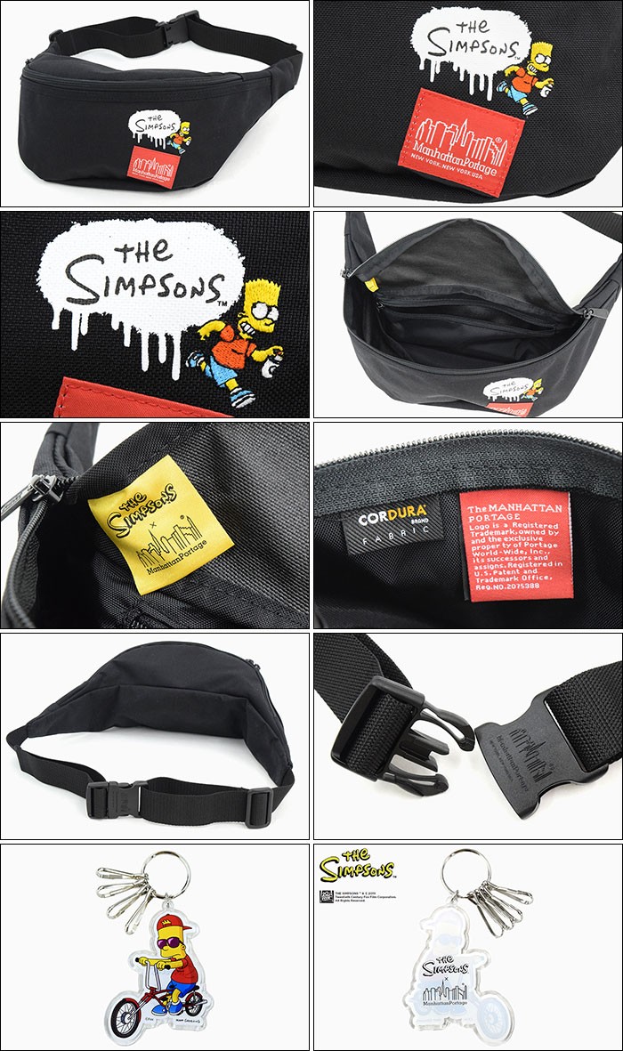 SIMPSON シンプソン　ウエストバッグ　ヒップバッグ　ブラック Yahoo!オークション -「simpson シンプソン」(バッグ) (バイク