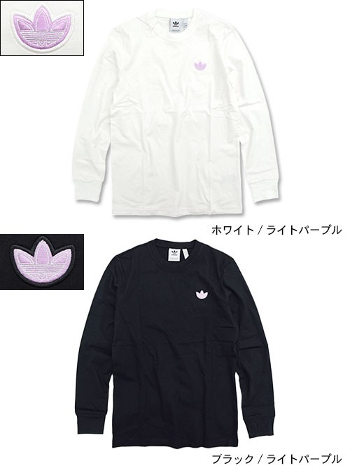 adidas Originals アディダス Tシャツ 長袖 メンズ ワッペン