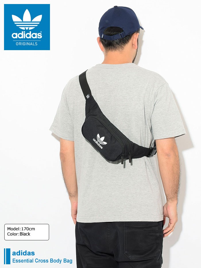 ボディーバッグ essentials  body bag adidas Originals アディダス ボディバッグ エッセンシャル クロス