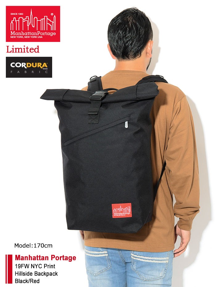 マンハッタンポーテージ リュック Manhattan Portage 19FW NYC プリント ヒルサイド バックパック ブラック/レッド  限定(NYC MP1253NYC19FW) : man-mp1253nyc19fw : ice field - 通販 - Yahoo!ショッピング