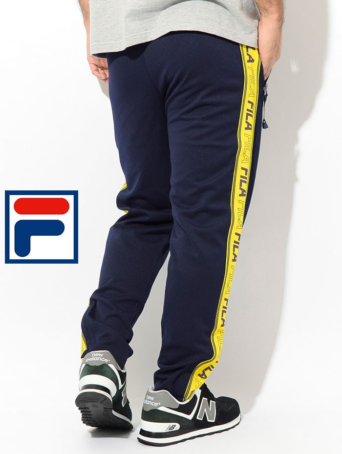 フィラ パンツ FILA メンズ ロゴ テープ トラックパンツ(FILA Logo Tape Track Pant ジャージー ジャージパンツ  ボトムス 男性用 FM9706) :FIL-FM9706:ice field - 通販 - Yahoo!ショッピング