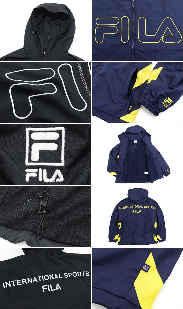 FILA（フィラ） ジャケット メンズ バイアス ストライプ トラック