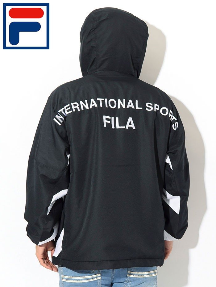 FILA（フィラ） ジャケット メンズ バイアス ストライプ トラック