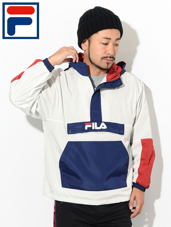 FILA フィラ ジャケット メンズ カラー ブロッキング アノラック