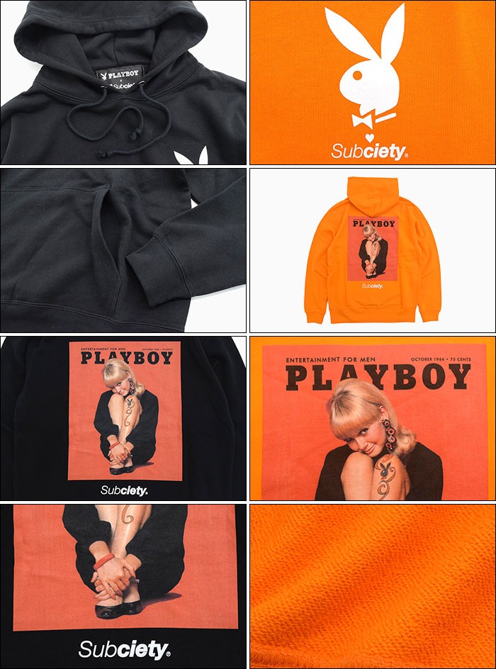 Subciety（サブサエティ） プルオーバー パーカー メンズ プレイボーイ