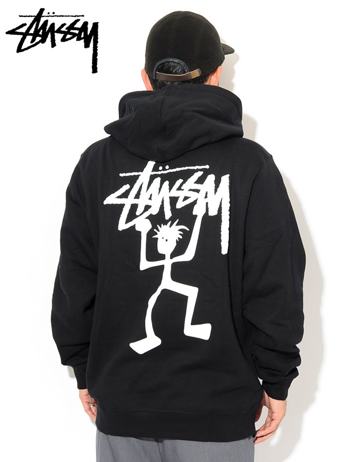 ステューシー プルオーバー パーカー STUSSY メンズ Warrior Man