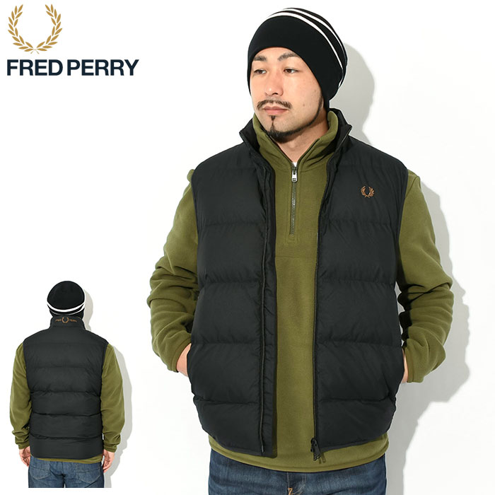 フレッドペリー ジャケット FRED PERRY メンズ インサレーテッド ベスト ( J4566 Insulated Vest Gilet ジレ  中綿 JACKET アウター ブルゾン )