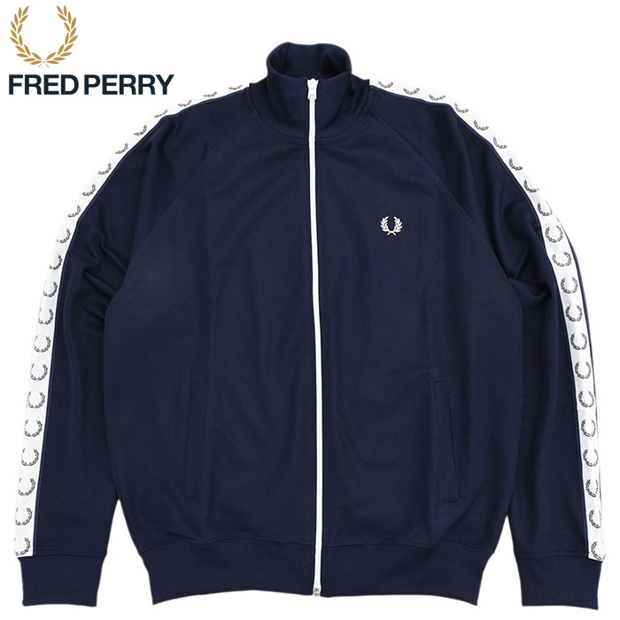 フレッドペリー ジャージー ジャケット FRED PERRY メンズ テープド トラックジャケット ( J4620 Taped Track JKT ジャージ アウター )｜icefield｜03