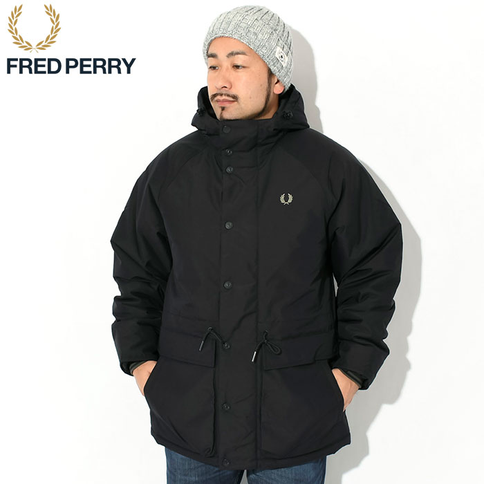 フレッドペリー ジャケット FRED PERRY メンズ パデッド ジップ スルー 