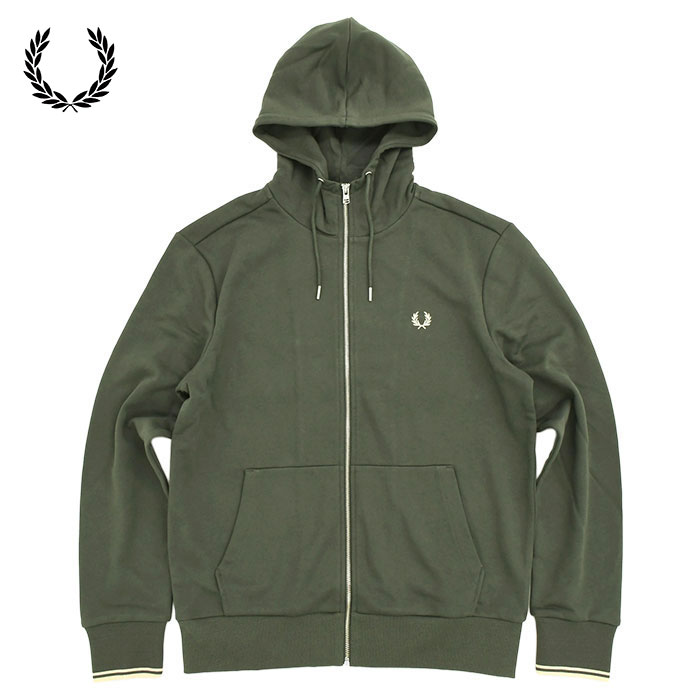 FRED PERRY（フレッドペリー） パーカー ジップアップ メンズ スルー