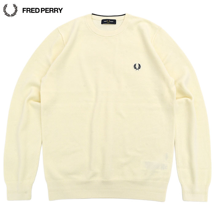FRED PERRY（フレッドペリー） セーター メンズ ピケ ステッチ ( K1309