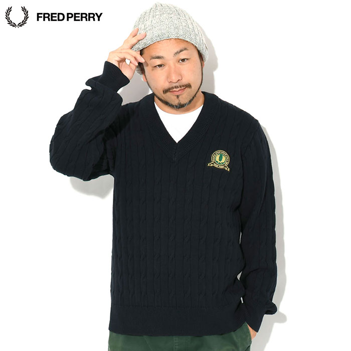 FRED PERRY（フレッドペリー） セーター メンズ テニス バッジ