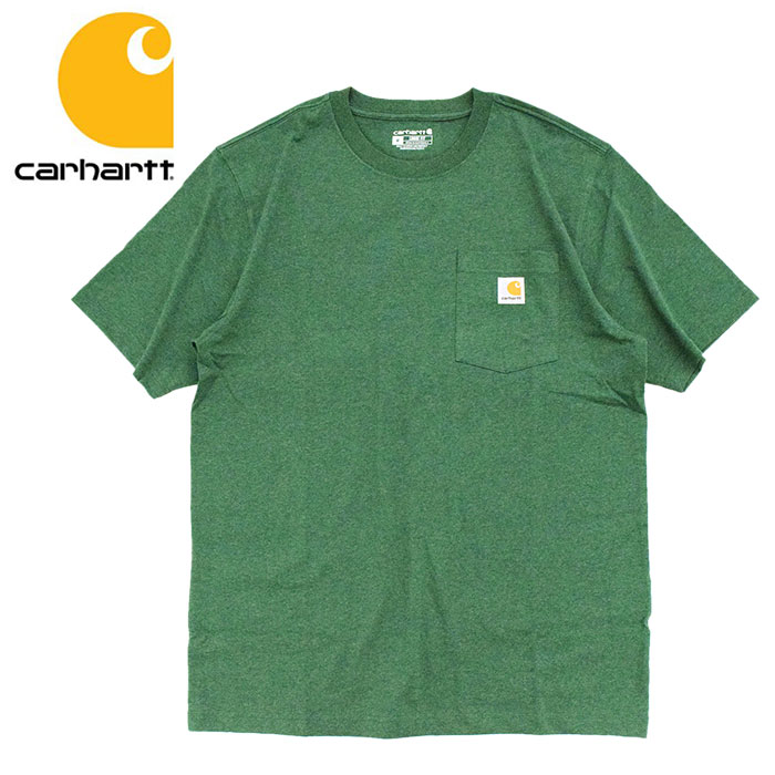 カーハート Tシャツ 半袖 Carhartt メンズ ルーズ フィット ヘビーウェイト ポケット ( Loose Fit Heavyweight Pocket S/S Tee K87 K87-M )[M便 1/1]｜icefield｜07