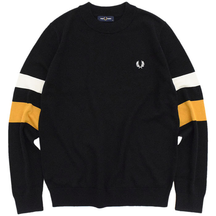 Fred Perry ニット Classic V Neck Jumper(S 198：BLACK): | FRED PERRY JAPAN | フレッド