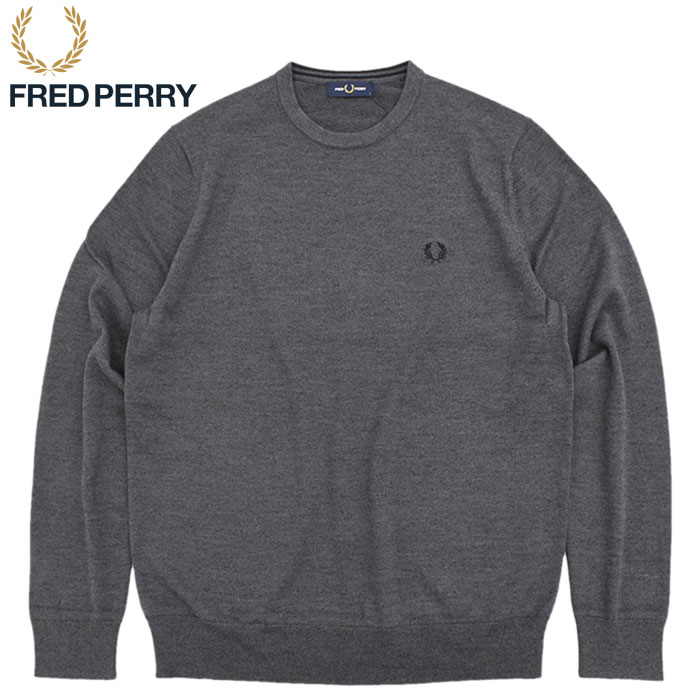 フレッドペリー セーター FRED PERRY メンズ クラシック クルーネック ( K9601 Classic Crew Neck Sweater  Jumper ニット トップス )