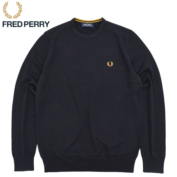 フレッドペリー セーター FRED PERRY メンズ クラシック クルーネック ( K9601 C...