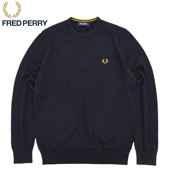 フレッドペリー セーター FRED PERRY メンズ クラシック クルーネック ( K9601 Classic Crew Neck Sweater  Jumper ニット トップス )