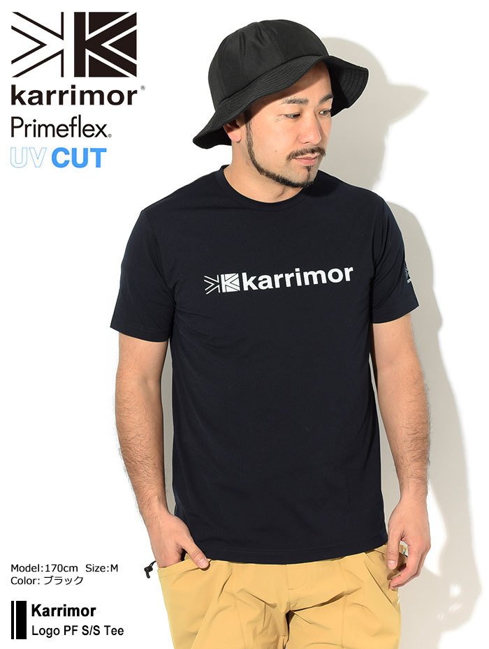 Karrimor カリマー Tシャツ 半袖 メンズ ロゴ PF ( Logo S/S Tee Karrimor カリマー Tシャツ 半袖 メンズ ロゴ PF ( Logo S/S Tee