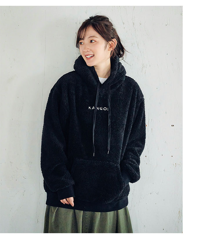 カンゴール パーカー プルオーバー KANGOL メンズ ボア フリース ( Boa Fleece Pullover Hoodie トップス  ルームウェア 部屋着 LCK0102 )