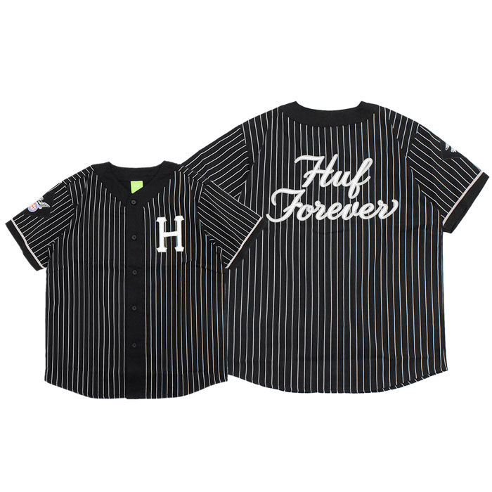 ハフ シャツ 半袖 HUF メンズ ハフ フォーエバー ベースボール ジャージ ( Huf Forever Baseball Jersey Shirt ベースボールシャツ KN00340 )｜icefield｜02