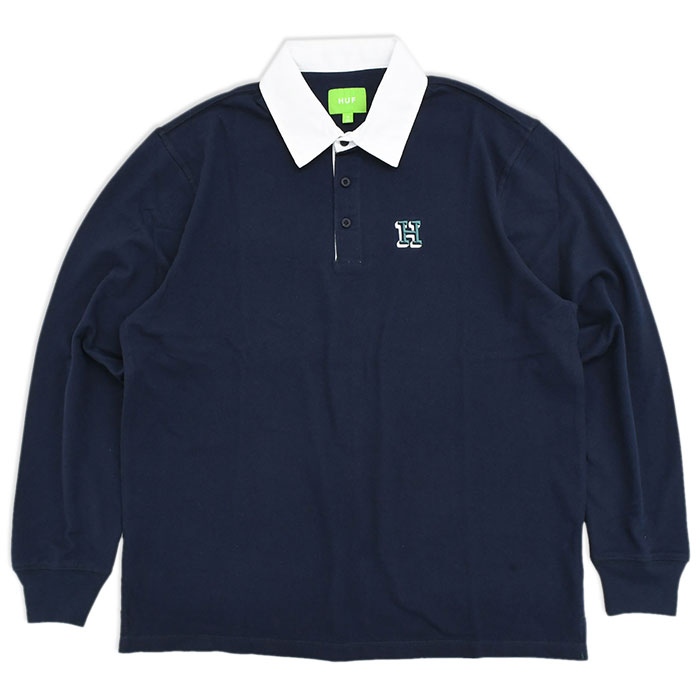 HUF（ハフ） ポロシャツ 長袖 メンズ ロングデン ( HUF Longden L/S