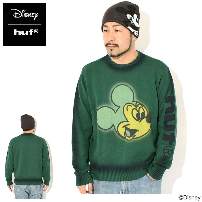 HUF（ハフ） セーター メンズ ディズニー ミッキーマウス ミッキー 