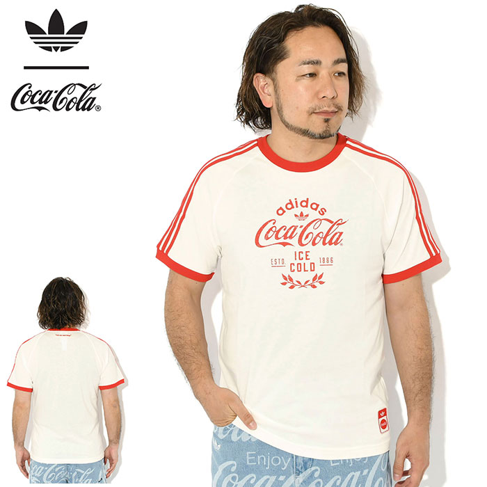 adidas Originals アディダス Tシャツ 半袖 メンズ コカ・コーラ カリ