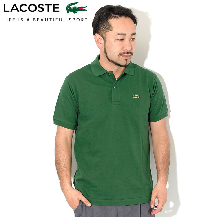 ラコステ ポロシャツ 日本製 定番 半袖ポロ LACOSTE メンズ